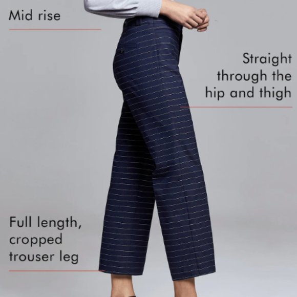 Banana Republic Pants - Banana Republic Logan Mid rise Menswear-inspired Cropped Pant 4